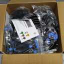 MIXC 230FT Quick-Connect Drip Irrigation System Kit, Automatic Garden Watering System with 1/4" & 1/2" Fast-Lock Tubing - Adjustable Nozzles & Sprinklers for Garden, Greenhouse, Lawn, Potted Plants