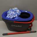 O-Cedar RinseClean Spin Mop & Bucket System + 2 Extra Mop Heads | Clean with Water | Removes 99% of Bacteria