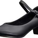 ARCLIBER Character Shoes for Women Ankle Strap 1.55" Dance Heels for Ballroom Salsa Tango, 8.5