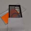 TORRAS Strong Magnetic & Seamless Stand for Samsung Galaxy S24 Ultra Case, Fit for MagSafe, Mil-Grade Drop Protection, Kickstand for Samsung Galaxy S24 Ultra Case, Translucent Back/Black Edge