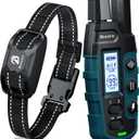 Bousnic Dog Shock Collar - 3300Ft Training Collar with Remote for 5-120lbs Small Medium Large Dogs Rechargeable Waterproof e Collar with Beep (1-8), Shake(1-16), Safe Shock(1-99) Modes (Black)