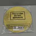 Tioncy 100 Pcs Gold Round Paper Placemats Gold Decorative Disposable Placemats Table Mats for Dining Wedding Table Decoration Home Banquet New Years Festive Party Birthday Holiday