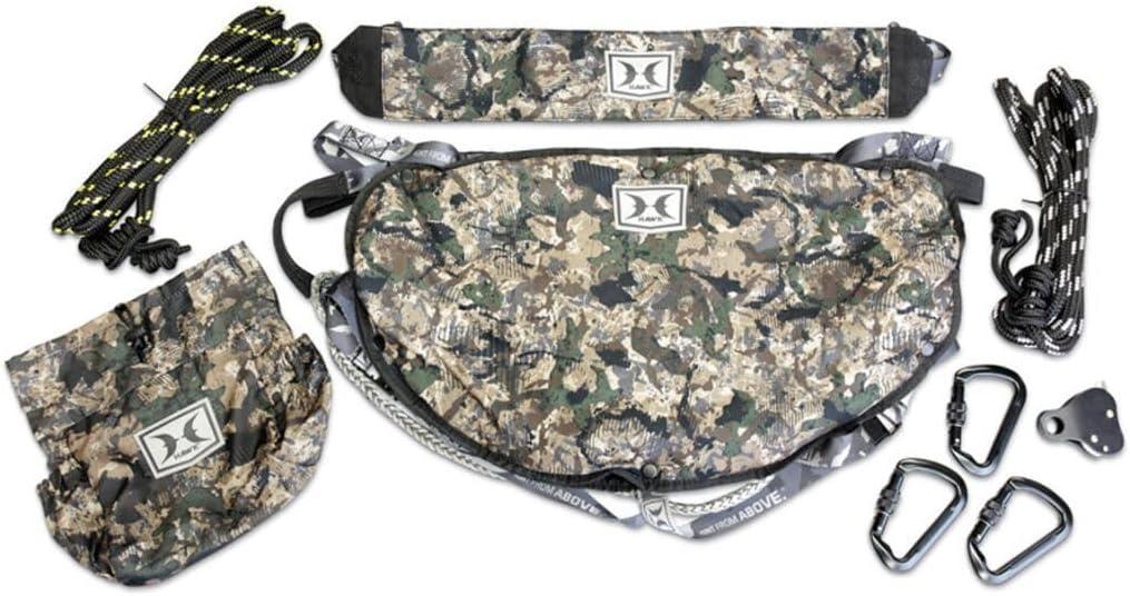 Hawk Helium Hammock Lightweight Packable Comfortable Camo Hunting Tree Saddle with Removable Padded Seat