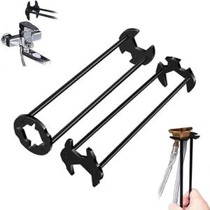 2 Pcs Multifunctional Sink Wrench, 2026 New Sink Wrench Faucet Tool Plumbing Tool, Under BasinSink FaucetWrench Tight Spaces for Kitchen and Bathroom