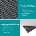 Hjdeck Boat Flooring EVA Foam Boat Decking Marine Carpet Non-Slip Decking Sheet Self-Adhesive Marine Flooring for Fishing Boat Kayak Yacht RV Swimming Pool Golf Cart, 47.2"Lx21.6"W