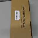 DenicMic Solar Lights Outdoor 10 Pack Waterproof Solar Christmas Lights Outdoor 6000K Cold White LED Stainless Steel Stake for Pathway Yard Garden Driveway Outside Decor