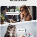 blurams Security Camera 2K, Baby Monitor Dog Camera 360-degree for Home Security w/Smart Motion Tracking, Phone App, IR Night Vision, Siren, Works with Alexa & Google Assistant & IFTTT, 2-Way Audio