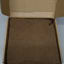 Cordless Portable Electric Heating Blanket, Battery Heated Wearable Shawl Wrap Blanket for Car, Camping, Home, Office, Wireless USB Zipper Heated Warming Shawl Poncho Cape Washable (Brown)