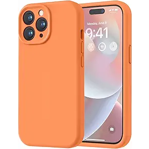 LOVE 3000 Designed for iPhone 14 Pro Case, Premium Silicone with [Soft Anti-Scratch Microfiber Lining] Shockproof Protective Phone Case for Men Women Girls 6.1", Light Purple