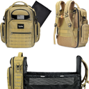 Diaper Bag Backpack | Multifunction Dad Diaper Bag |Travel Diaper Bag for Baby Boy & Girl | Mens diaper Changing Bags (Brown)