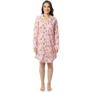 Fruit of the Loom womens Flannel Sleep Shirt Small