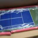 Tennis Racket Display Kit, Including Accessories and Tennis Ball Display, Wall Mounted Sport Decor with Wooden Frame-Show Your Racket and Tennis Ball in Grand Court
