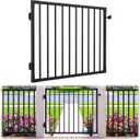 4ft.W x 42in.H Aluminum Deck Gate, Welded Anti-Sag Frame, No Rust