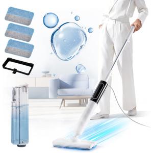 Steam Mop for Floor Cleaning with 3 Steam Mode, Quick 15s Heat-up, 284℉ Powerful Steam for for Wooden, Marble, Tile, Hardwood Floor, 3 Mop Pads