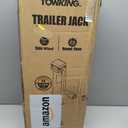 5000 lbs 15" Lift Side Wind A Frame Trailer Jack with Adjustable Drop Leg