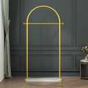Gold Clothing Rack with Marble Base,Modern Metal Garment Rack for Bedroom,Entryway & Boutique Display,Sturdy Open Closet Clothes Rack for Hanging Clothes,Coat Rack freestanding Heavy Duty