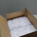 Nasitos White Table Skirt for 6 Foot Rectangle Tables, 4 Pack - 72 x 30 Inch - Stretch Spandex Fitted Table Clothes, Fabric Table Covers Cocktail Tablecloths for Party, Banquet, Birthday