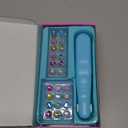 Hair Gem Stamper Kit,Bling Hair Jewels for Girls, Hair Styling Tool with Reusable Shining Diamonds, Christmas Birthday Arts & Crafts Gift for 5-12 Year Old Girl(Blue)