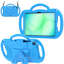 AVAWO Kids Case for Samsung Galaxy Tab A11+ Plus/A9+ Plus 11 Inch Case, with Strap, Shockproof Lightweight Handle Stand 2025/2023 Model with Lanyard, Blue