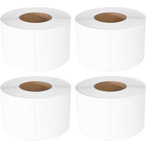 LLIKED 4000 Thermal Labels 4" x 6" Perforated Industrial Thermal Shipping Labels with 3" Core, (Commercial Grade)