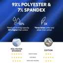 Natural Feelings Mens Underwear Coolzone Boxer Briefs for Men Pack Stretch Performance Quick Dry Sports Underwear (XL)