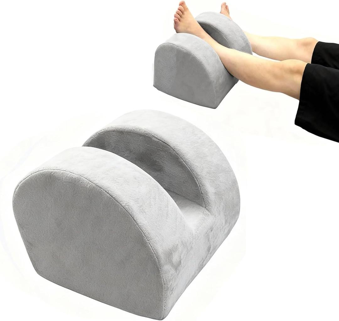 YZRYXHWL Knee Surgery Pillow Knee Surgery Recovery Equipment After Surgery Wedge Elevated Leg Pillow Elevation Foam Wedge Ankle Support Pillow for Legs Circulation(Grey)