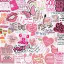3 x 50 PCS Bible Verse Stickers Jesus Inspirational Pink Christian Stickers Faith Bible Scripture Sticker Religious Sticker for Adults Faith Based Gifts