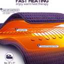 Heating Pad for Back, Neck & Shoulder Pain Relief, 17"x33" Electric Moist/Dry Heat Pad, 6 Heat & 4 Timer Settings, Auto Shut-Off, Machine Washable, Christmas, Mothers Day Gifts for Mom Wife Women Her