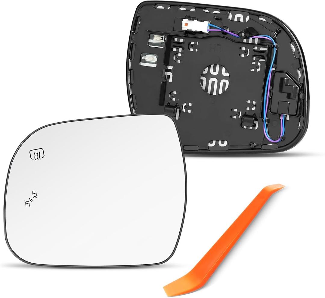 Compatible with Toyota Sienna Driver Side Mirror 2011 2012 2013 2014 2015 2016 2017 2018 2019 2020- Left Side Mirrors Replacement Glass with Blind Spot System, Power Heated