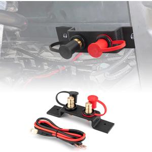Wsays UTV Battery Jump Post Terminals Relocation Kit Quick Charging Battery Tool Compatible with Can-Am X3 UTV ATV Car Trucks RV Tractor Mower Diesel Boat
