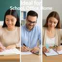 2 x 10 PCS Correction Tape Pens White-Out Applicator with Protective Cover, Smooth Ink Tape, Aesthetic Pen Design for School & Office Supplies (Retractable & Refillable)