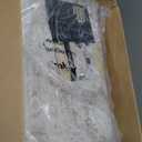 GENIMO 8x10 Area Rugs for Living Room, Machine Washable Non Slip Vintage Rugs, Low Pile Lightweight Chenille Print Rug for Bedroom, Dining Room, Home Office, Light Taupe Brown