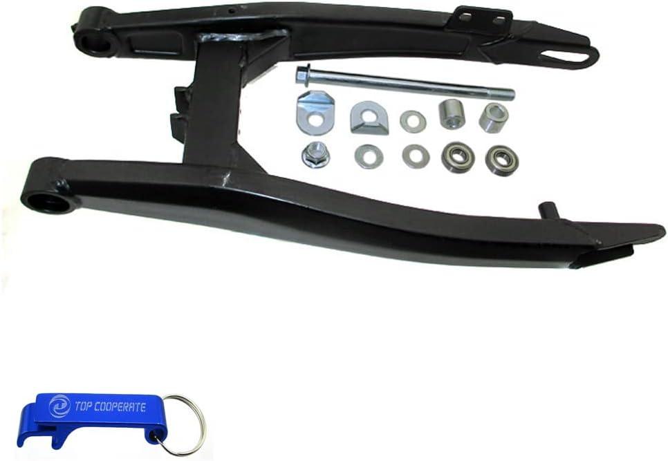 TC-Motor Black Steel Rear Swingarm With Mounting Bolts For 125cc 140cc 150cc 160cc 190cc Pit Dirt Bike With 12" Wheel 80/100-12 Or 14" Wheel(90/100-14)