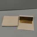 50 Pack Blush Pink 5x7 Envelopes for Invitations, Wedding, A7 Size with Bronze Lining and Self Adhesive Peel and Stick