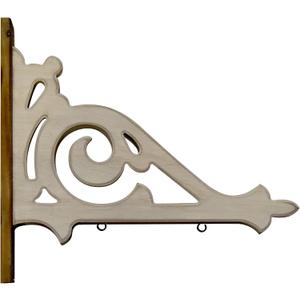 K&K Interiors Arrow Replacement Decorative Hanging Sign, White, 17" Wide x 15" Tall x 2" Deep