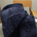 DweIke 6x9 Navy Blue Area Rugs for Bedroom, Super Soft Living Room Rug, Thickened Memory-Foam Throw Carpet, Non-Slip and Washable Carpets for Kids Boys Girls Room Dorm Nursery Home Decor