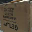 Tall Garden Animal Barrier Fence With Gate,40 in(H)27 in(L) 12 Panels Dog Digging Fence Barrier, Black Metal Temporary Fences, Reusable Defense Fencing For Outdoor Yard. Total 26.2 Ft Patented, Black 