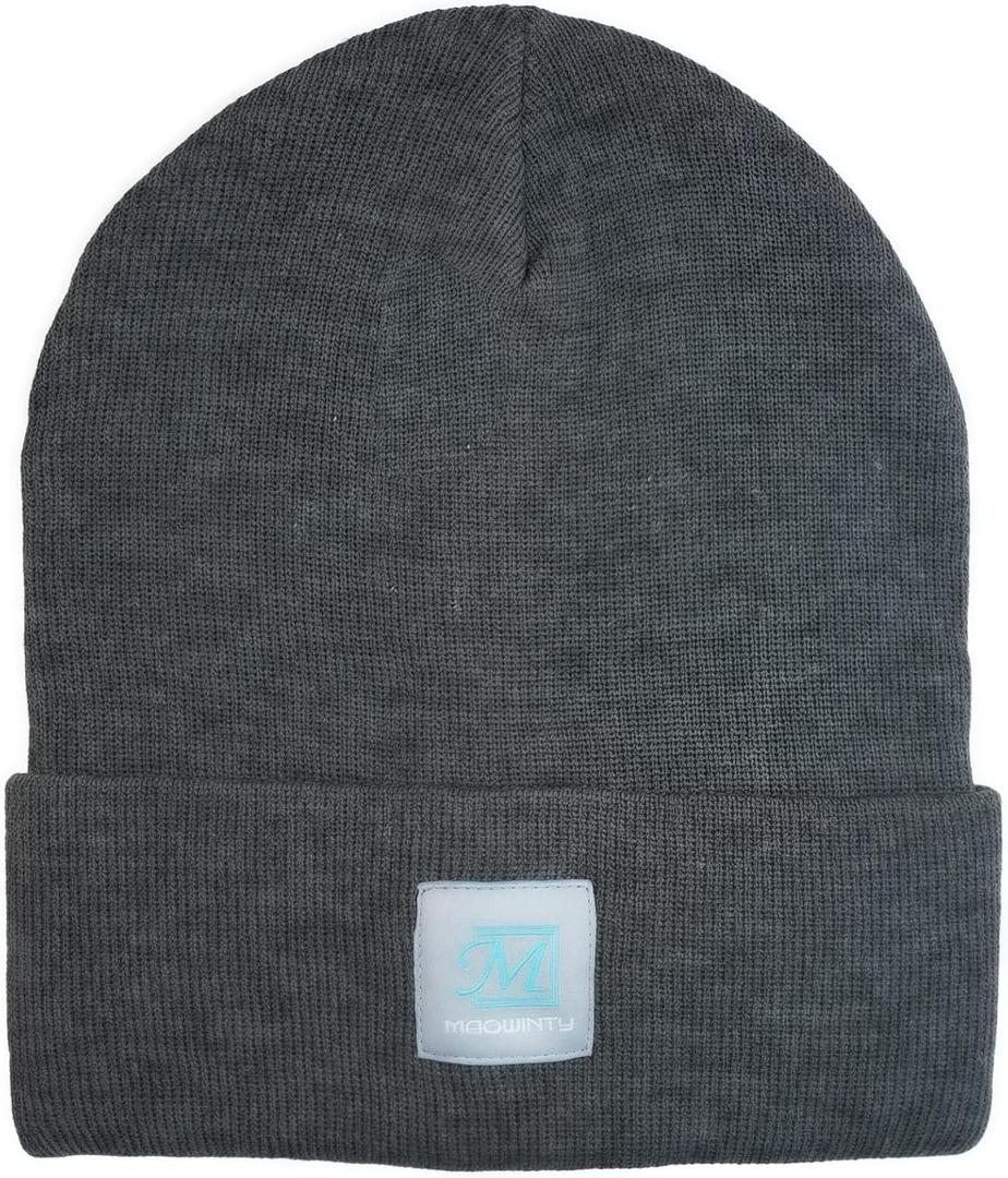 Beanie for Men Women Cuffed Knitted Unisex Winter Running Cycling Hat Beanies Skull Cap