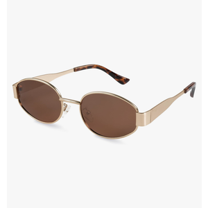 livho 2025 Trendy Oval Sunglasses - Stylish Polarized Shades for Everyday - Retro Metal Frames