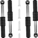 4 Packs WH01X20826 Washer Shock Absorber and Pin for ge Washer Damper Replace WH01X10343 WH01X10260 WH01X10385 WH01X10425 AP4265856 PS1482318 AH1482318 EA1482318 