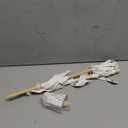 Hair Bow Holder Organizer for Girls - White Cotton Ribbons - Headband, Hair Tie, Clip, Bow Organizers - Baby Hair Accessories Storage Display - Decoration for Girls Room - Baby and Toddler