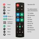5 x Big Button Remote for TV