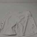 G Gradual Women's 7" Long Swim Board Shorts High Waisted Quick Dry Beach Swimming Shorts for Women with Liner Pockets (Medium, White)