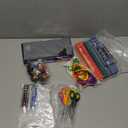 Therwen 36 Pcs Christmas Gifts Bulk Mini Tool Kit with Tool Bags Toothbrush Whistle Scissors Screwdriver Tape Measure Party Favors Stocking Stuffers Gifts for Charity Volunteers Organizations