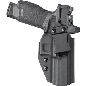 Kydex Holster for Springfield Echelon 4.5 Full Size, Optic Cut, Right Hand, Black