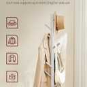 VASAGLE Solid Wood Coat Rack, Free Standing, Tree-Shaped, with 8 Hooks