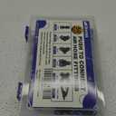 25PCS Push to Connect Fitting Kit, 5/16" or 8mm Air Hose Quick Connectors Pneumatic 10 Spliters+10 Elbows+10 Tee+10 Straight+10 Cross with 1PCS Tube Cutter