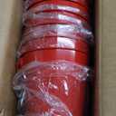 Colored Metal Buckets with Handle, 6 Pack 5.91 Inch Galvanized Iron Pail Bucket for Kids,Classroom,Crafts,and Party Favors (Red)