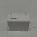 NP-F970 Battery 6600mAh Large Capacity Li-ion Battery with Type-C Charging Port Power Indicators for Camera Monitors LED Video Lights White
