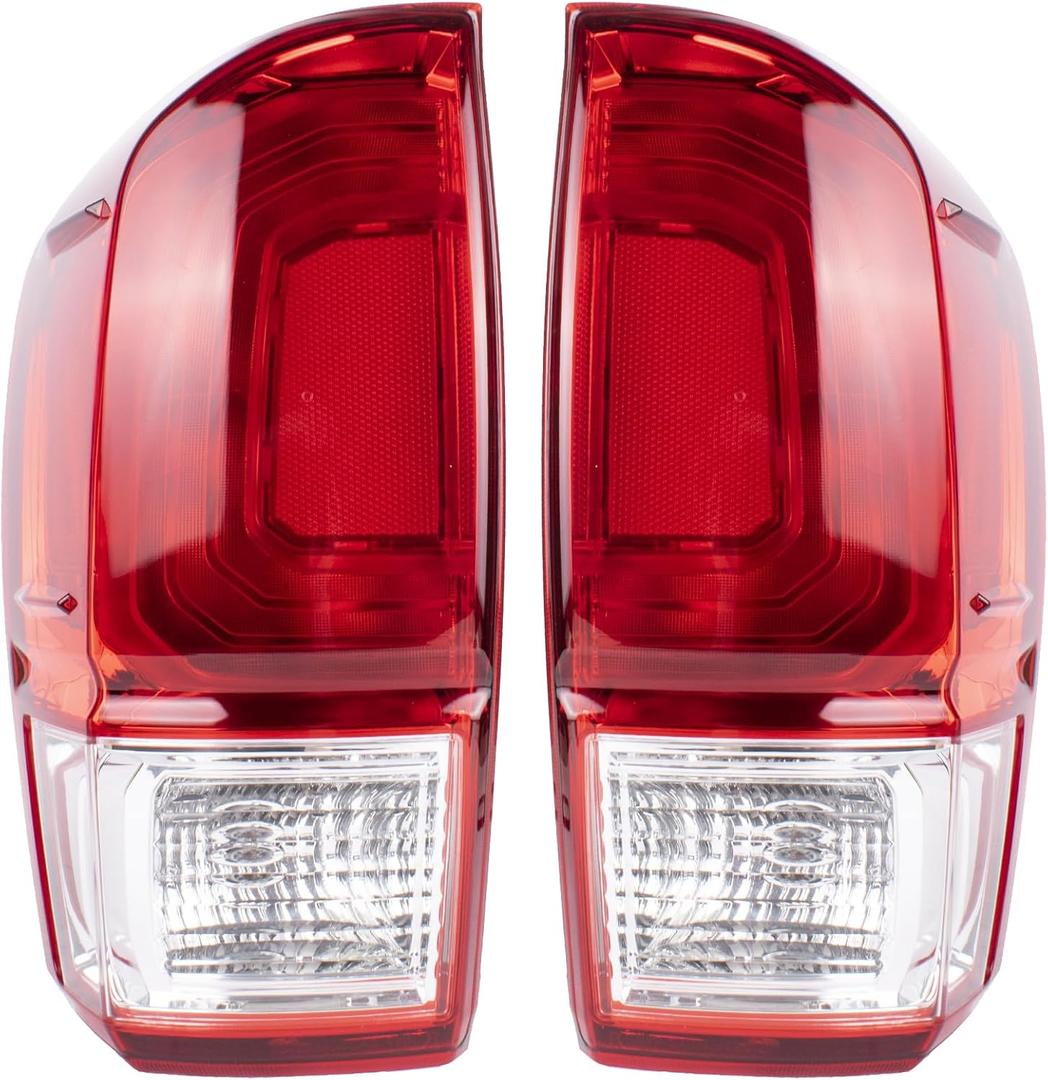 Boine Tail Light Compatible With 2016 2017 2018 2019 2020 Toyota Tacoma Pickup Driver and Passenger Side Rear Light Brake Lamps